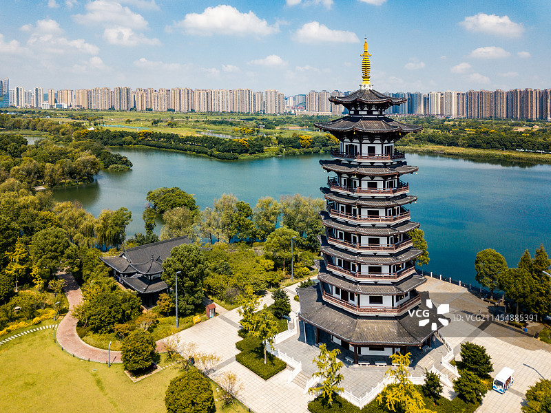 长沙洋湖湿地公园图片素材