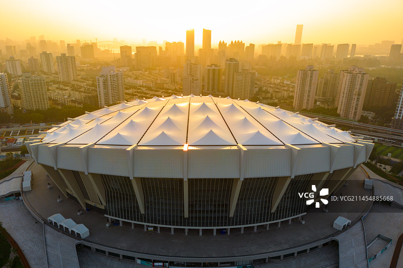 上海徐家汇体育公园 八万人体育场图片素材