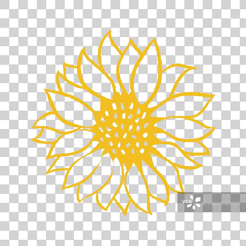 艺术感向日葵图片素材