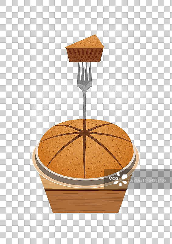 广式早茶-马拉糕图片素材