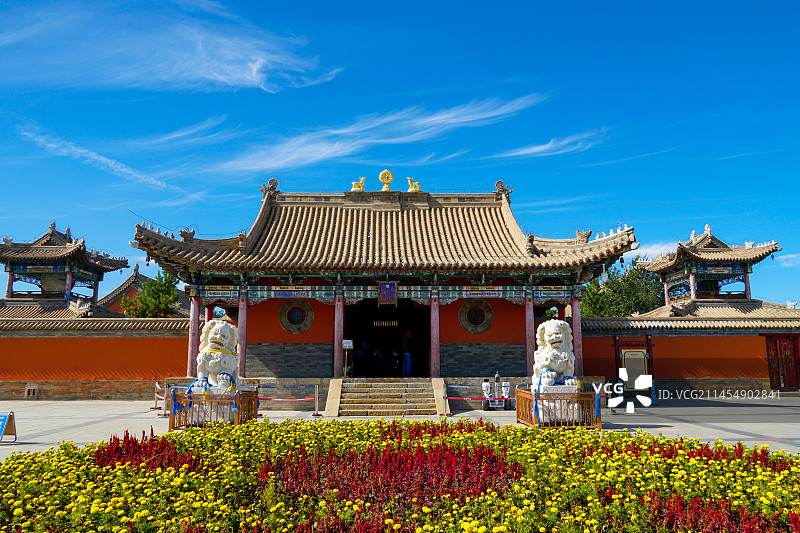 全国文保，内蒙古自治区锡林郭勒盟锡林浩特市贝子庙图片素材