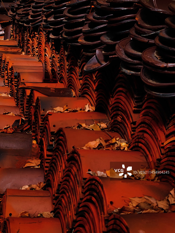 秩序之美·瓦片图片素材