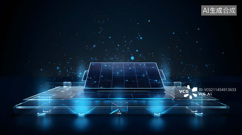 【AI数字艺术】太阳能产品效果图图片素材