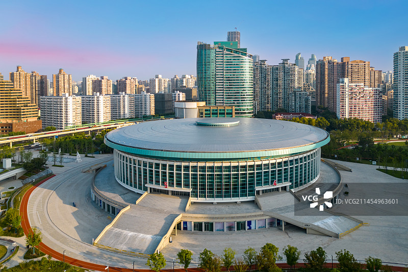 上海徐家汇体育公园 上海大舞台图片素材