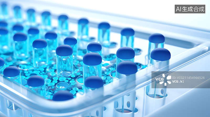 【AI数字艺术】试剂科学研究图片素材