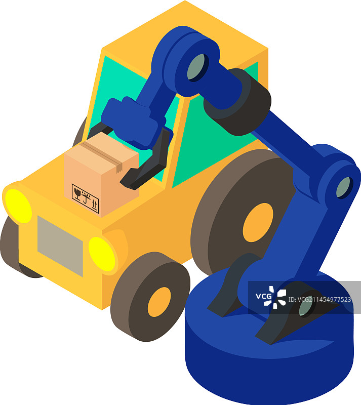 现代机械图标2.5D车轮图片素材