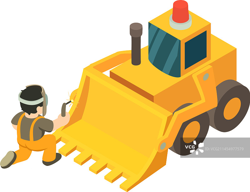 焊接工作等距图标图片素材