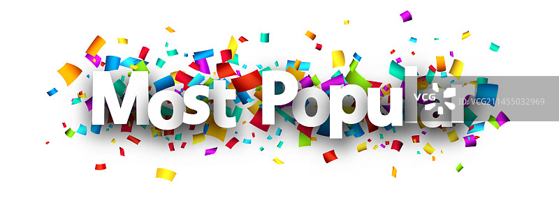 剪彩彩带上的热门标志图片素材