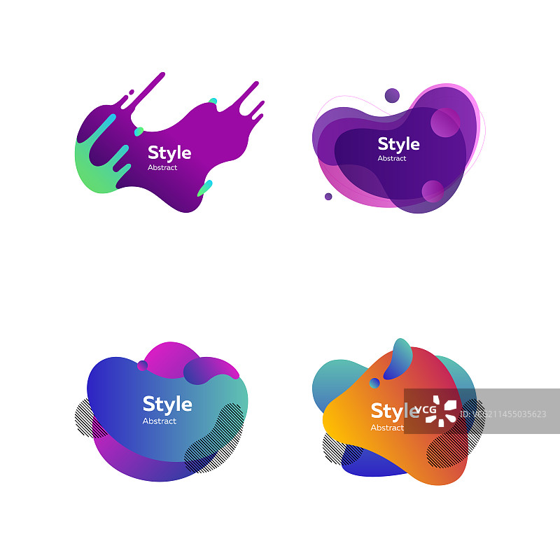 现代抽象动态图形合集图片素材