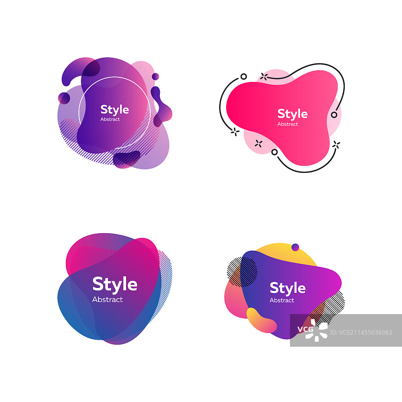 抽象几何元素合集图片素材