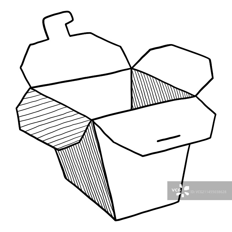 白色背景上的黑色孤立涂鸦图片素材