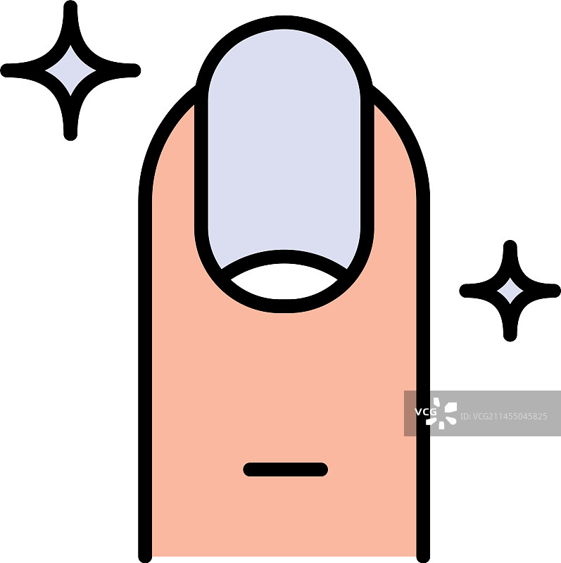 美妆类指甲图标图片素材