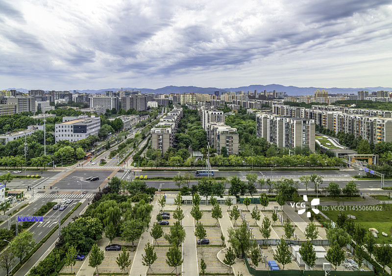 北京国奥村建筑全景图片素材