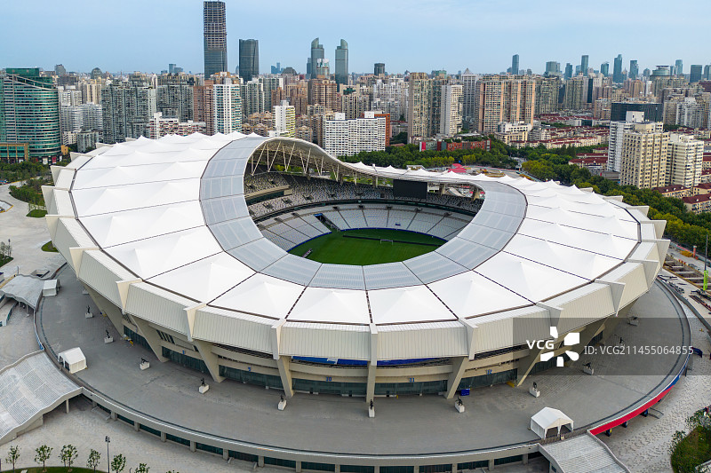 上海徐家汇体育公园 八万人体育场 万体汇图片素材