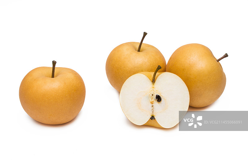 秋月梨 梨子 黄金梨 黄梨子 莱阳秋月梨 黄金冰糖梨 黄皮梨子  金秋梨  脆甜黄梨 大黄梨图片素材