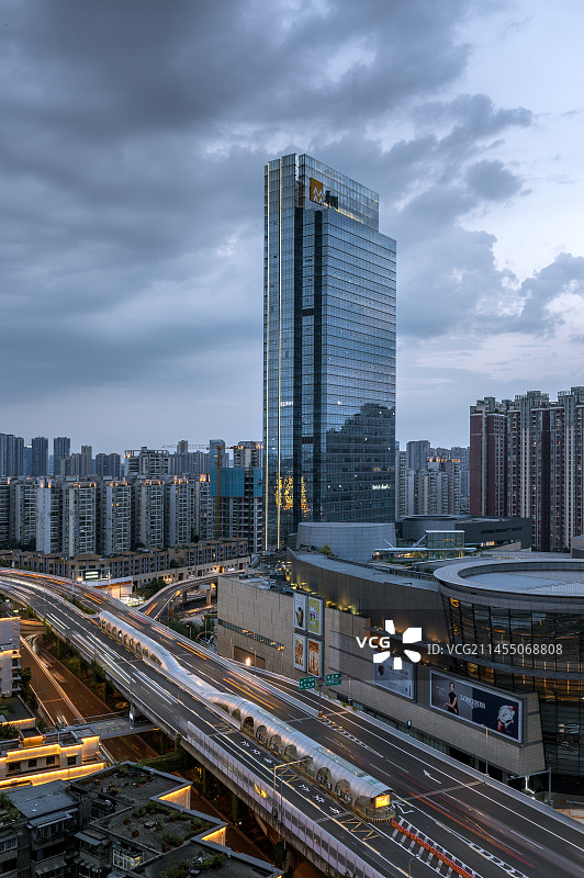 成都万象城的摩天大楼图片素材