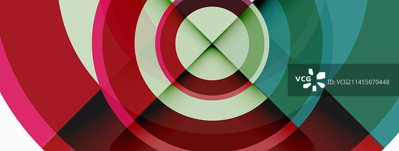 带阴影的圆圈时髦的最小几何图片素材