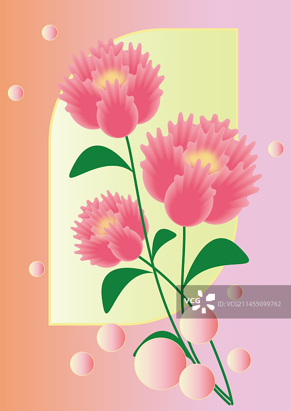 花卉插画系列图片素材