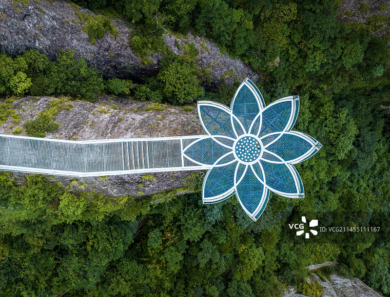 台州神仙居莲花台图片素材