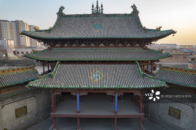中国山西省晋中市介休市祆神楼图片素材