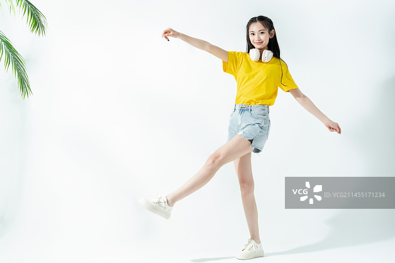 夏日美女图片素材