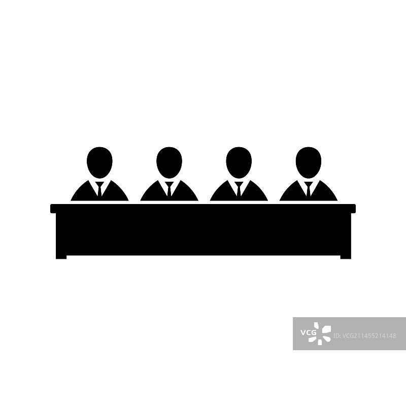 听众审判图示隔离图标图片素材