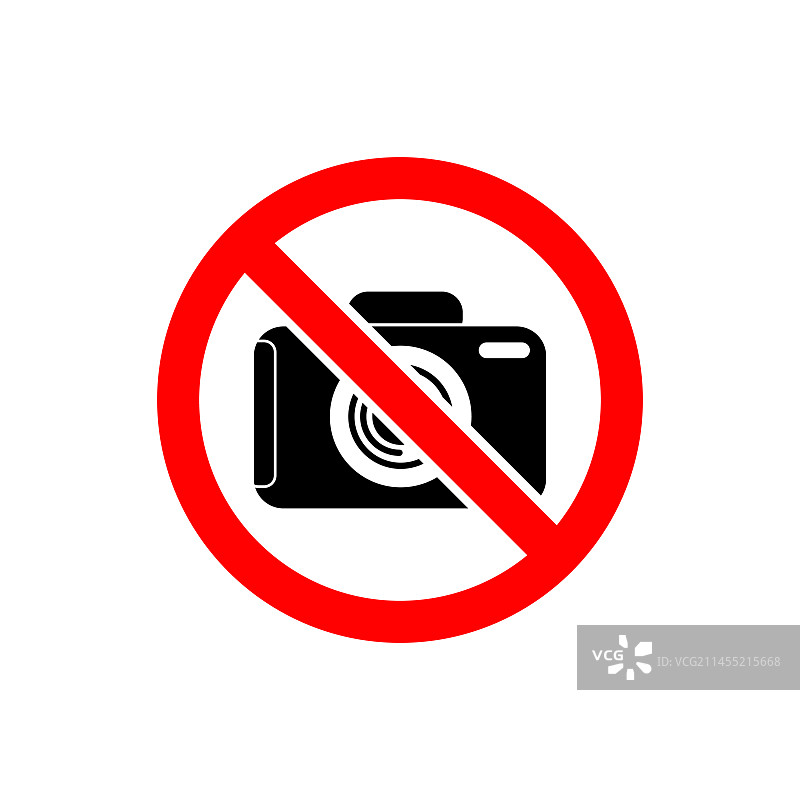 禁止拍照标志图片素材