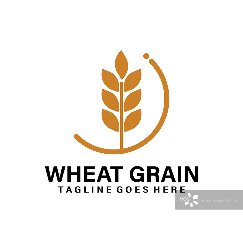 小麦Logo图标图片素材