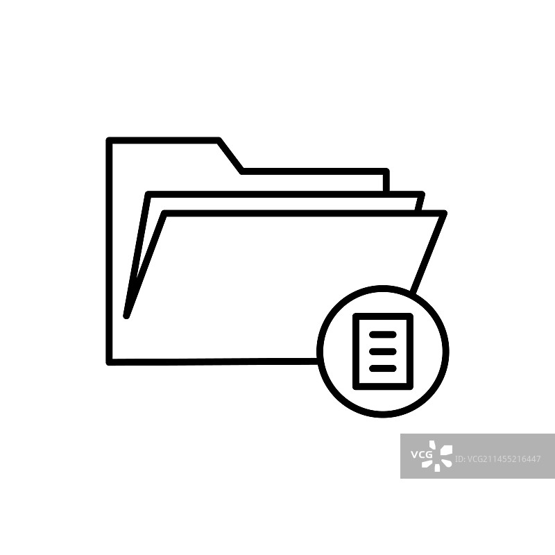 白色背景上的文档图标文件夹图片素材