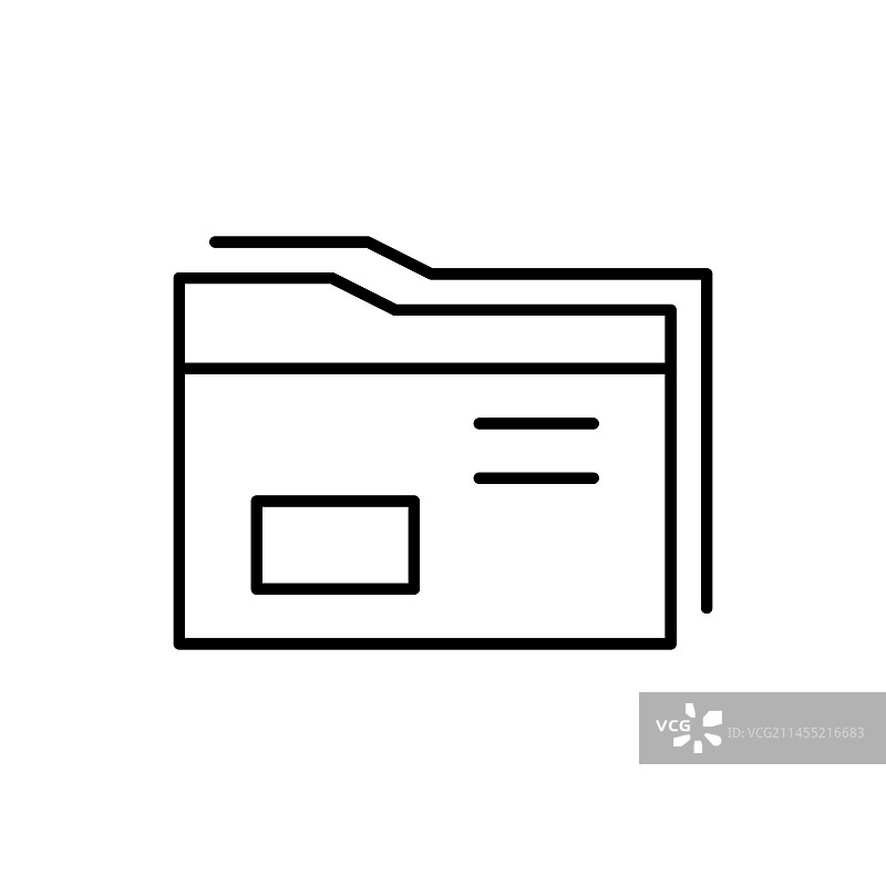 白色背景上的文档图标文件夹图片素材