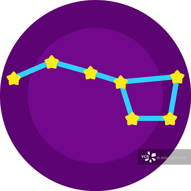 大熊星座图标图片素材