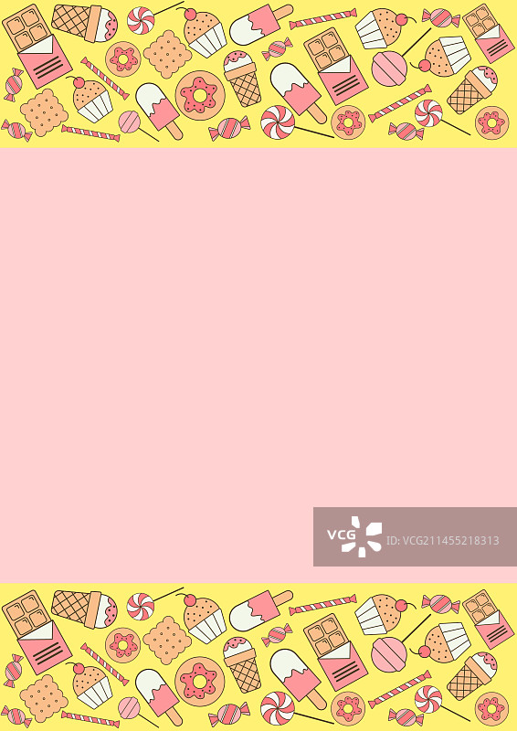 糖果甜点背景图片素材
