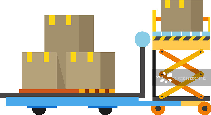 飞机汽车维修升降图标图片素材