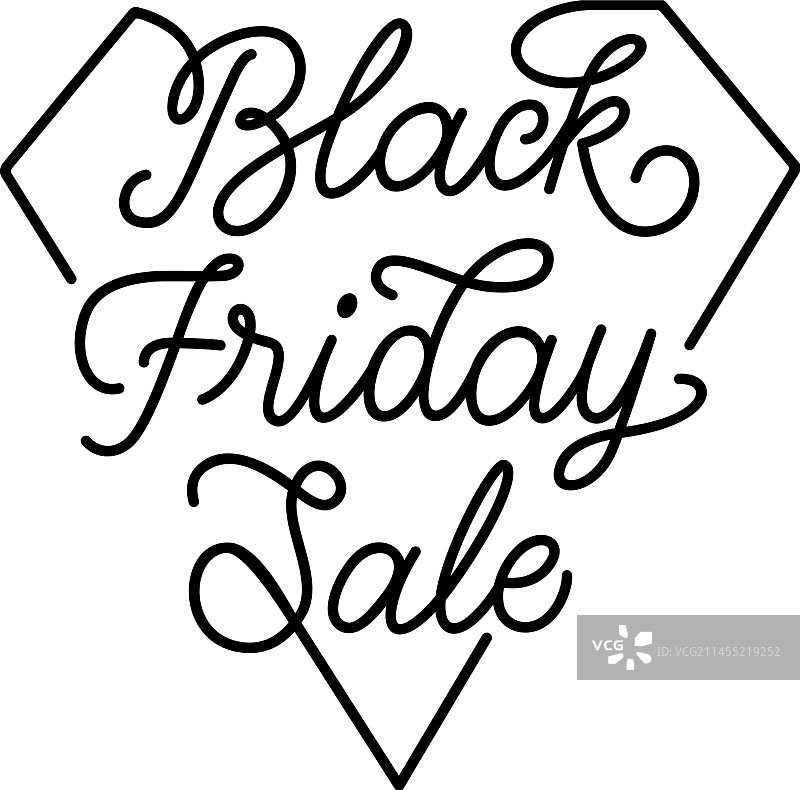 黑色星期五字体设计图片素材