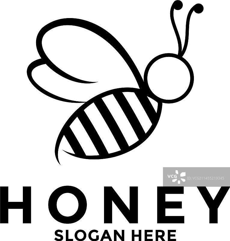 蜂蜜标志设计灵感蜜蜂标志图标图片素材