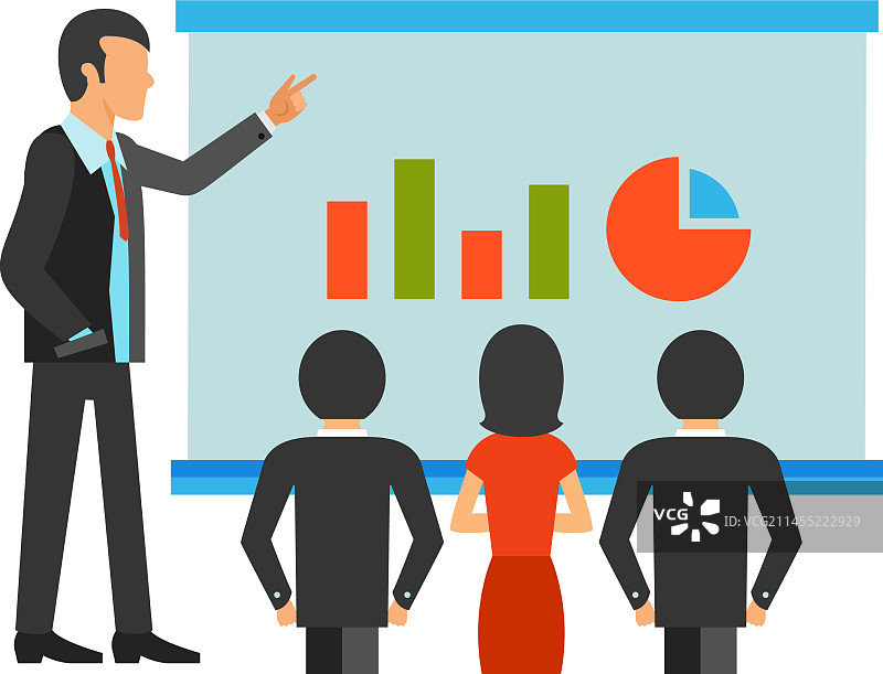 商务演示图标图片素材
