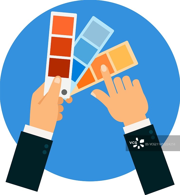 颜色选择图标图片素材