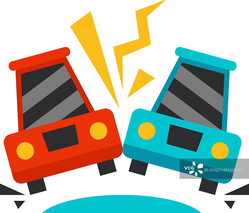 道路事故车辆图标图片素材