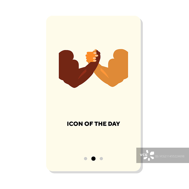 拳击扁平图标图片素材