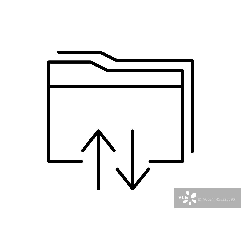 白色背景上的文档图标文件夹图片素材