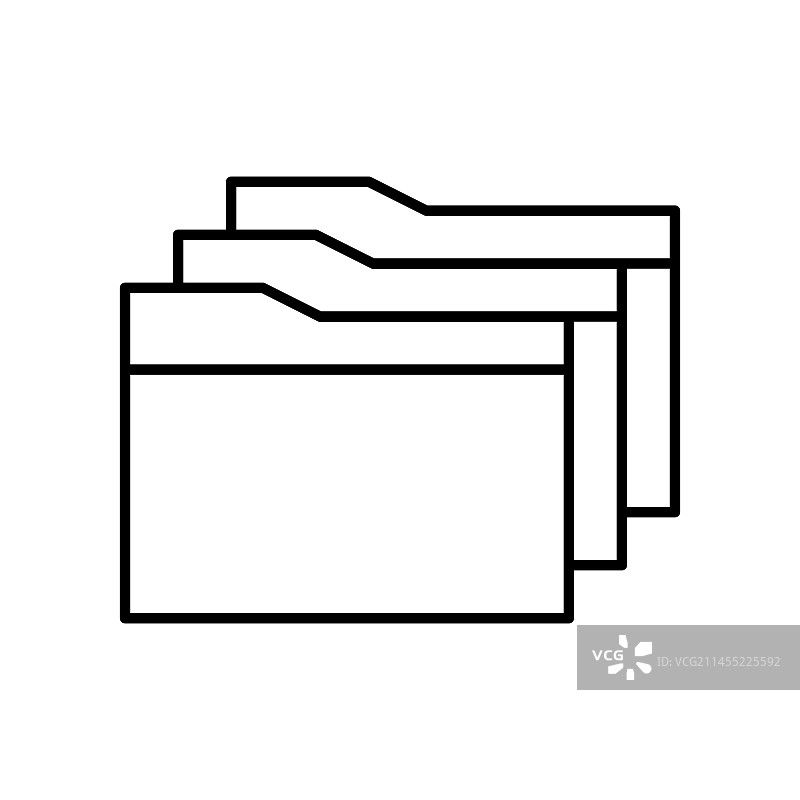 白色背景上的文档图标文件夹图片素材