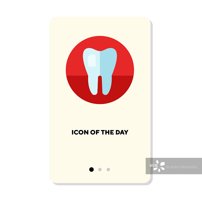 牙科扁平风格图标图片素材