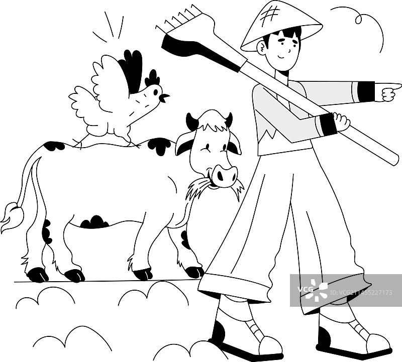 农场动物图片素材