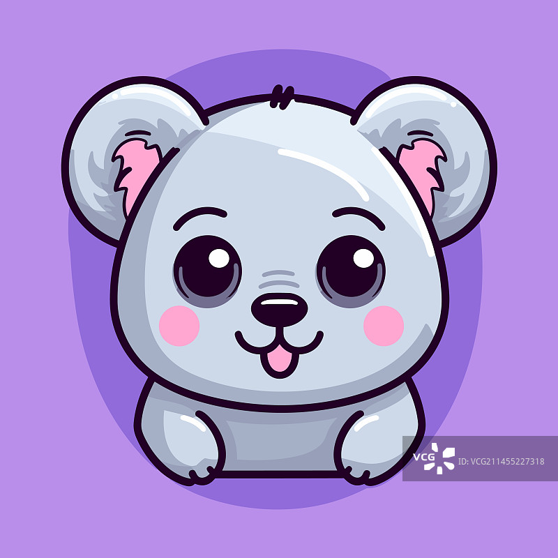 考拉手绘漫画可爱涂鸦风格图片素材