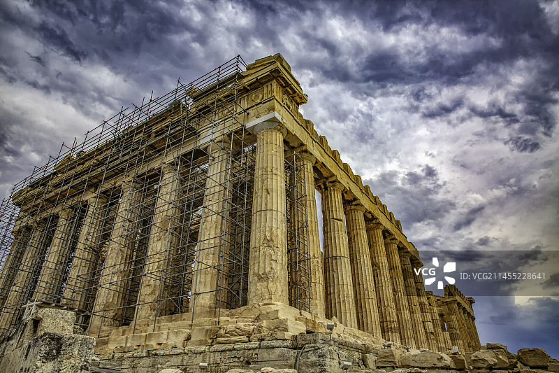 雅典卫城图片素材