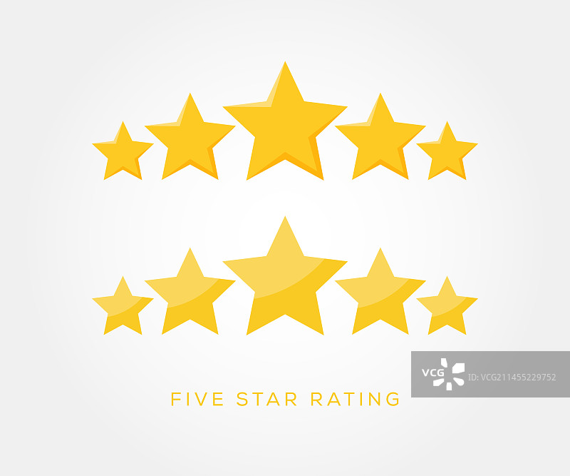 星星图标集和星星评级评论图标集图片素材