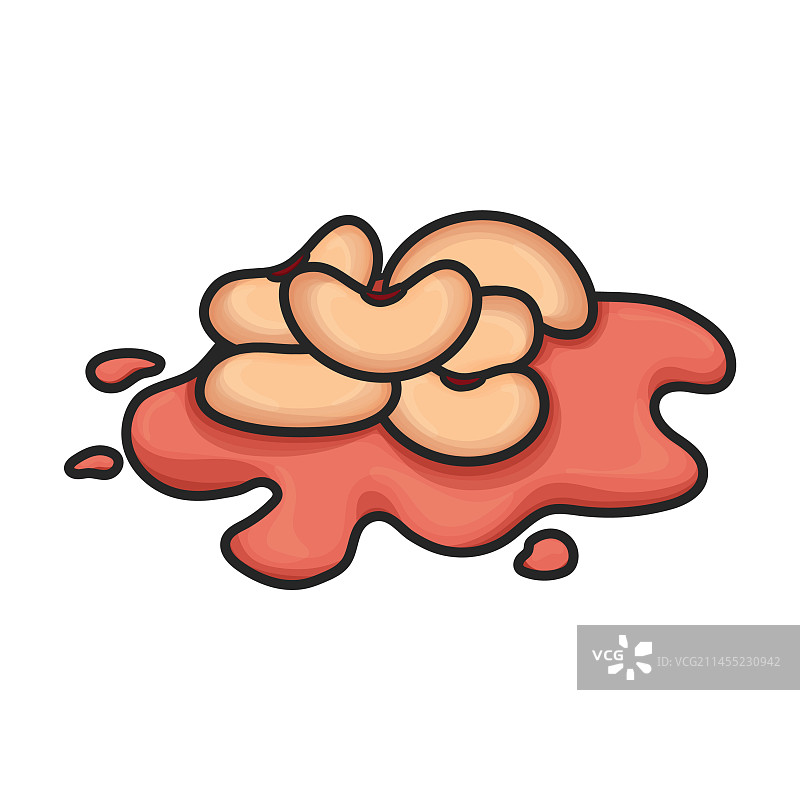 彩色豆子图标图片素材