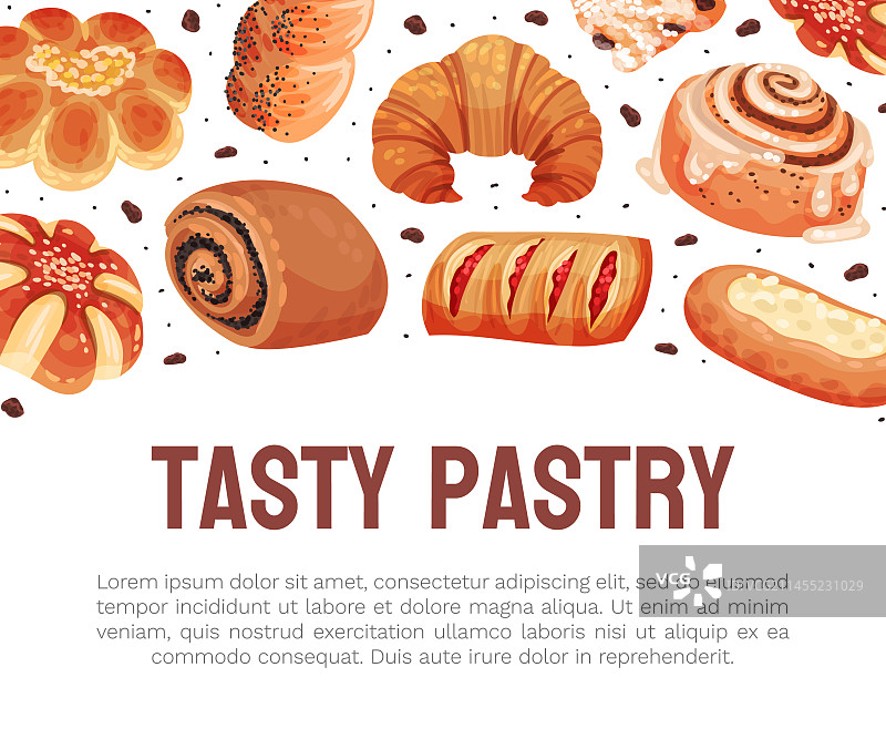 甜面包烘焙产品banner设计图片素材