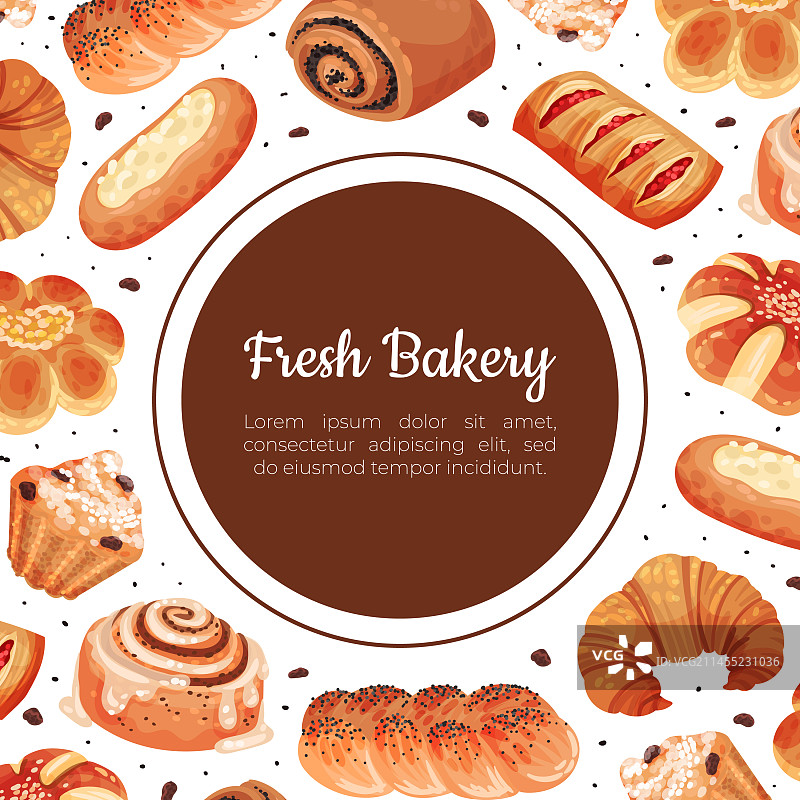 甜面包烘焙产品banner设计图片素材