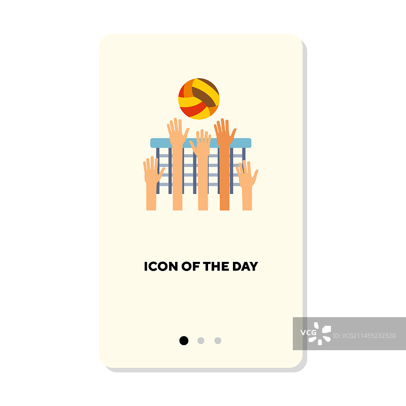 人们在排球网上方的手图片素材